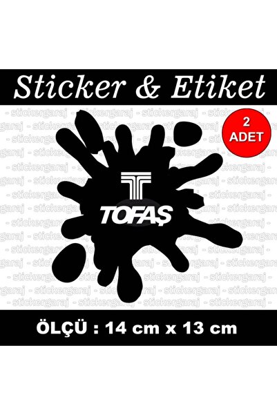 auto ملصق Tofaş Tuning المعدل - ملصق متوافق مع الكمبيوتر المحمول الزجاجي لخوذ...