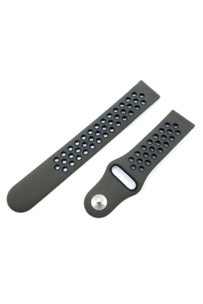 Schulzz Samsung Galaxy Gear S3 Uyumlu Classic Frontier Silikon Kordon Kayış 2...