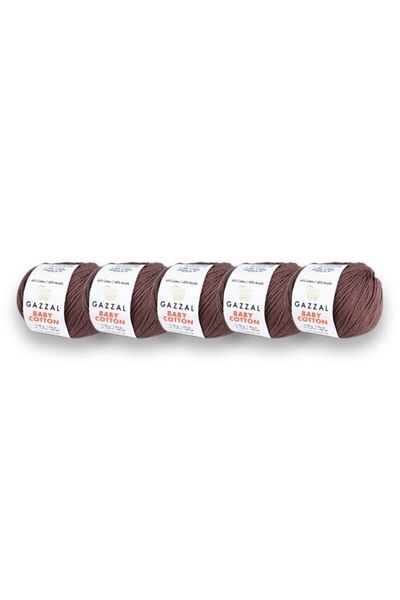 Gazzal Βρεφικό βαμβάκι 50gr Amigurimi Punch 5 Συσκευασία Πλεκτό Χέρι Desaryou (3455)