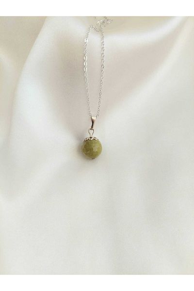 REN Peridot Natural Stone Necklace
