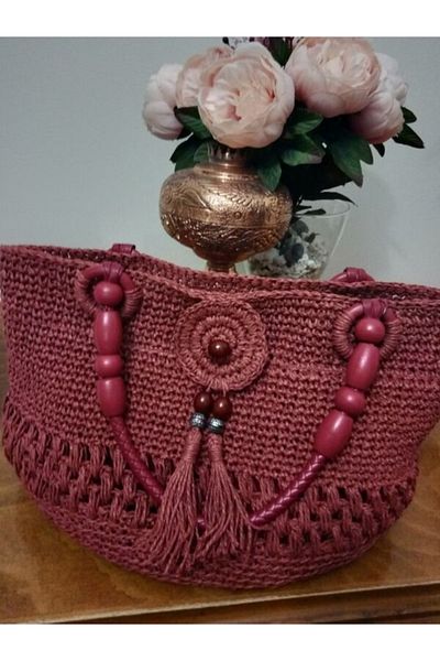 Aker Hediyelik Χάρτινο σχοινί Kraft Models Claret Red Paper Strings Χειροποίητο Υλικό