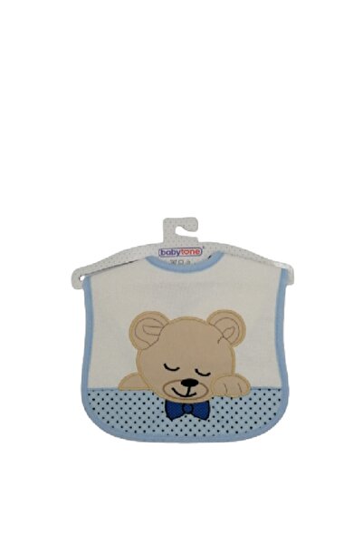 BABY TONE منقط تيدي بير مطبوعة مريلة الطفل
