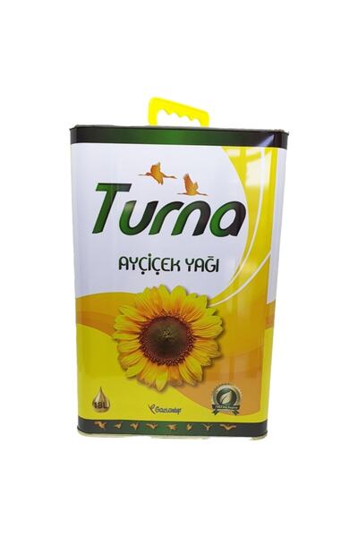 Turna Ayçiçek Yağı 18'lik Teneke