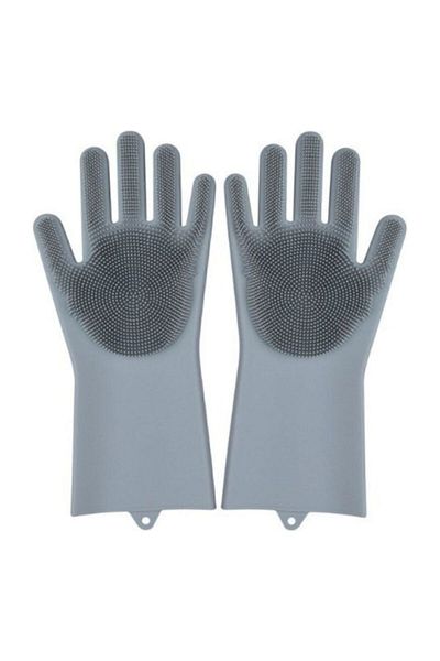 Kaşbaşı Home Magic Gloves Magic Dishwashing Gloves Kitchen Bathroom Cleaning Brush Auto Home Work Practical