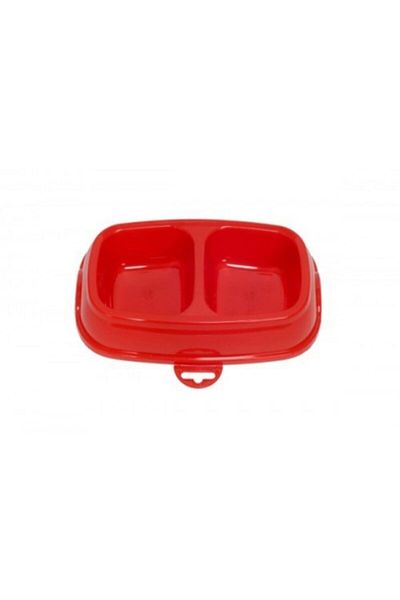 MİO وعاء طعام مزدوج صغير لون أصفر (12.5x21x5)