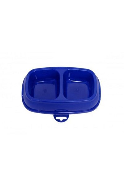 MİO وعاء طعام مزدوج صغير لون أصفر (12.5x21x5)