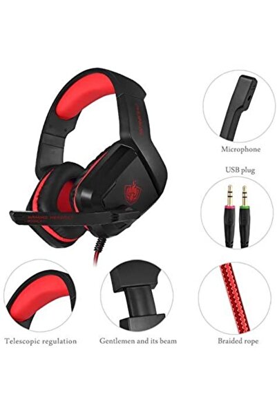phoinikas Professional Gaming Headset H1 Gamer Gamer Series PC-Xbox One-PS4 Compatible