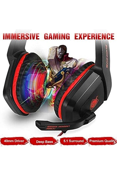 phoinikas Professional Gaming Headset H1 Gamer Gamer Series PC-Xbox One-PS4 Compatible
