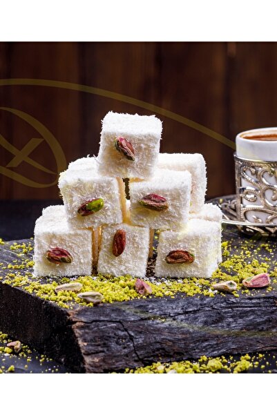Helvacıoğlu Antep Fıstıklı Kaymaklı Sultan Lokumu (500 Gr.)