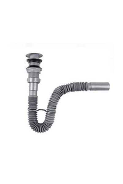 donau Lavabo Gideri Ø32mm Stoplu Pop-up Gri Körüklü - 321-325