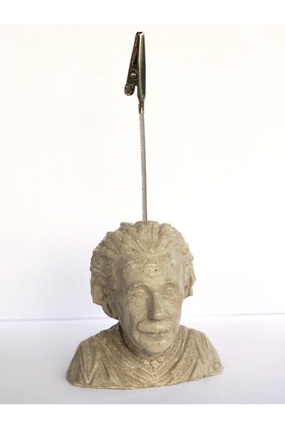 The Craft Thor Suport pentru note/suport foto din beton sculptat Einstein