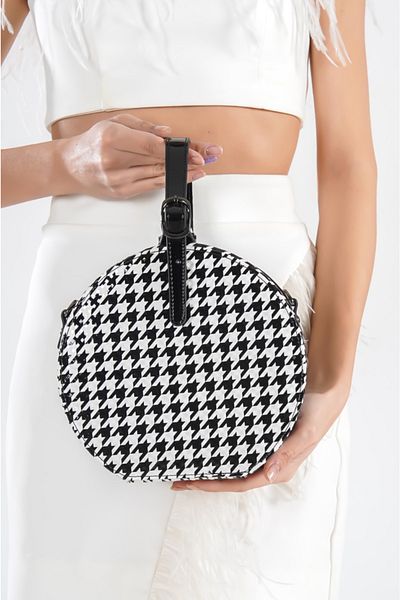 Capone Outfitters Capone World Houndstooth Damenhandtasche