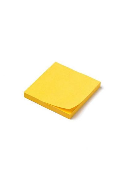 Tbg Tgb 2908 ورق ملاحظات أصفر - 76x76 ملم، 80 ورقة، لاصق