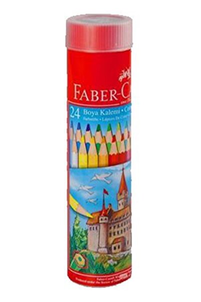 Faber Castell أنبوب معدني 24 قلم طلاء ملون