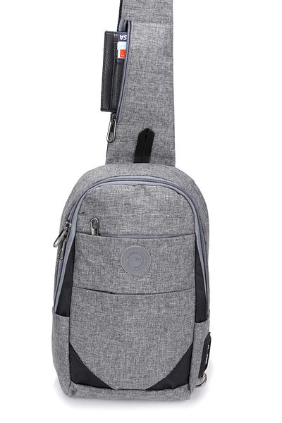 Strong Bag Single Arm Chest and Backpack Body Bag with Headphone Outlet Tk02