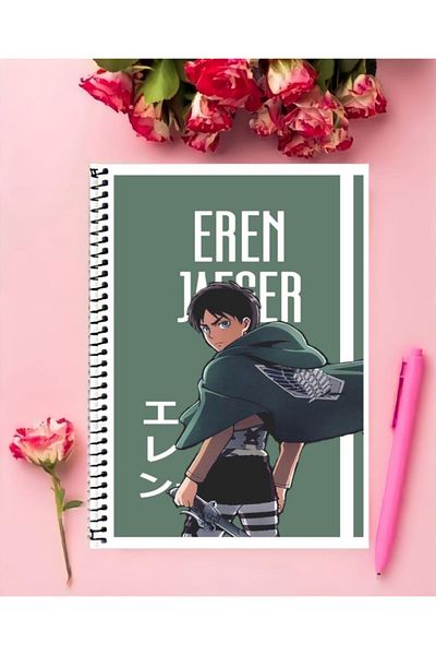 animeandyourworld Demon Slayer Anime Notebook 1 Piece Special Design A4 Size 21*29 Cm Wire Unlined Large Size Notebook