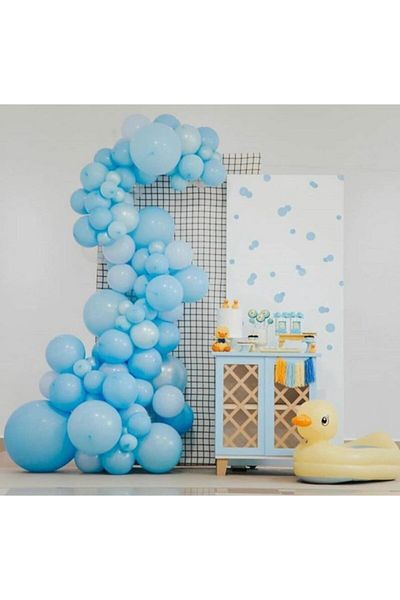 LOTUS PARTY 50 Pieces - Metallic Blue Balloon Chain