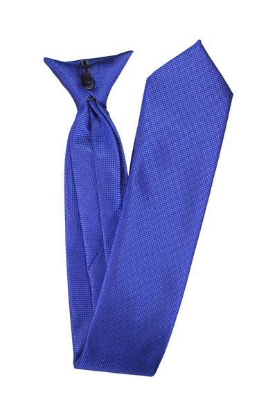 PROKRAVAT Saks Blue Eyelet Clip Tie