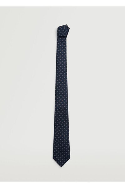 MANGO Man Kravata se vzorem Paisley