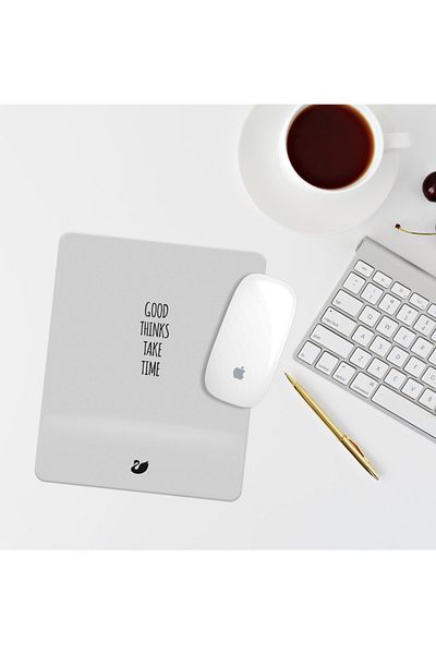 Özer Store Motivation Series Rectangular Mouse Pad with Wrist Support Mouse Pad