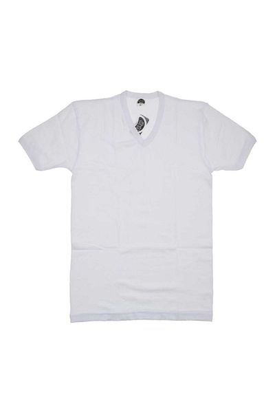 GÜMÜŞ Men's 6-Piece V-Neck Short Sleeve Undershirt 4051