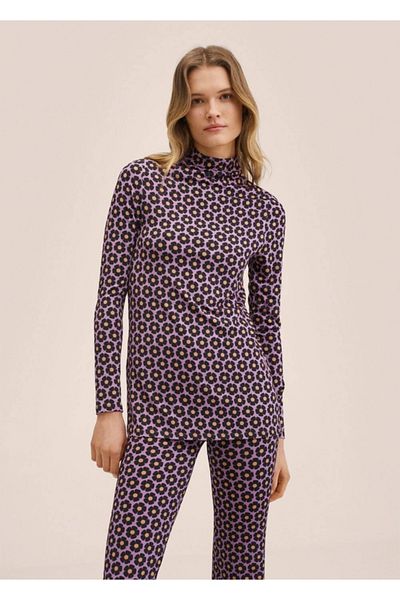 MANGO Woman Retro Printed T-Shirt