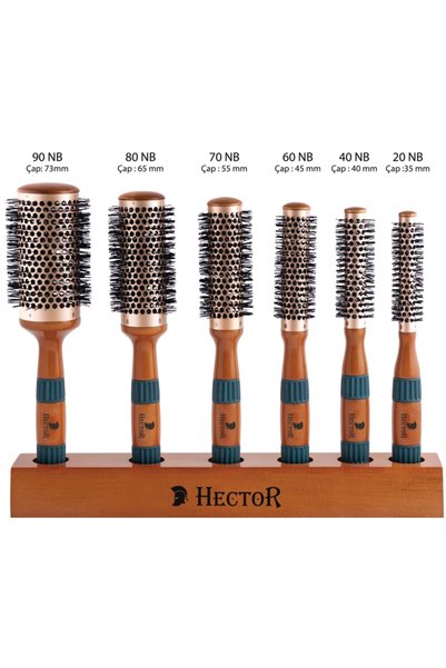 Hector Vent Ceramic Hair Brush Set of 6