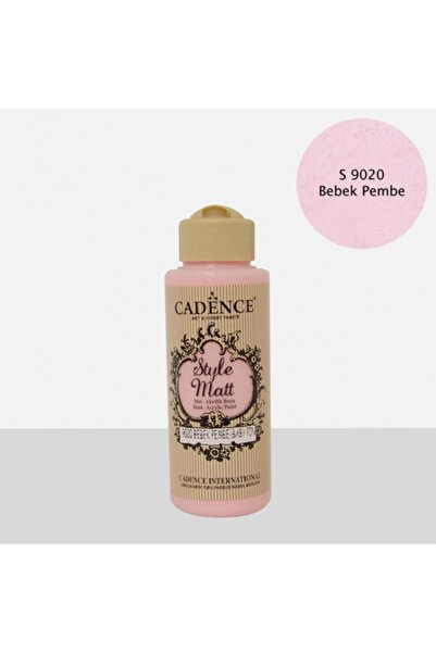 Cadence Style Mat Akrilik Boya S-9020 Bebek Pembe 120ml
