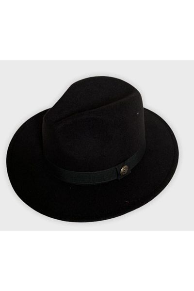 Brandy Fashion Black Fedora Hat