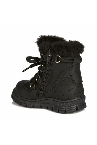 Vicco Kappa Black Wool Inside Zippered Girl's Boots