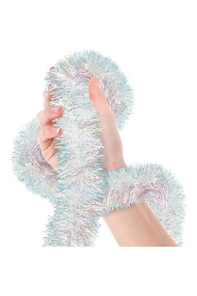 Huzur Party Store Flashing Rotating Colorful Birthday Glitter Christmas Pine Tree Ornament 2 Meters Hanging Party Decoration Glitter