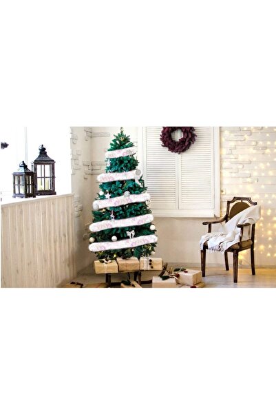 Huzur Party Store Flashing Rotating Colorful Birthday Glitter Christmas Pine Tree Ornament 2 Meters Hanging Party Decoration Glitter