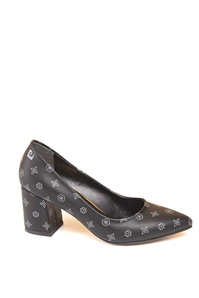 Pierre Cardin 50176 Siyah Kadın Kalın Topuklu Ayakkabı