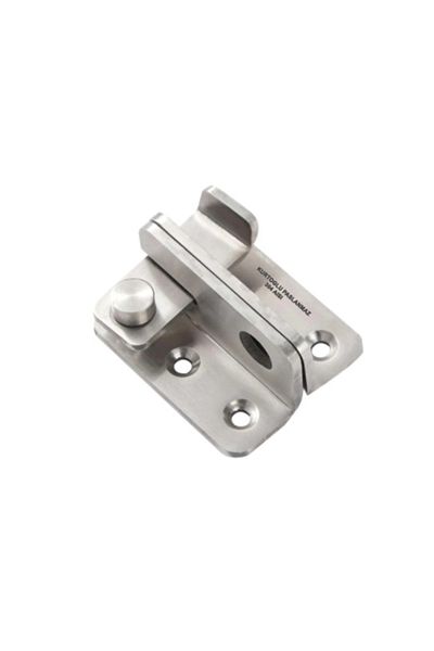 KURTOĞLU PASLANMAZ Stainless Deadbolt Lock Sliding Lock Type 2 Furniture Window Cage Lock 304 Quality