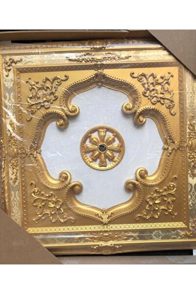 Genel Markalar Decogold 120*120 Cm Kare Altın Saray Tavan