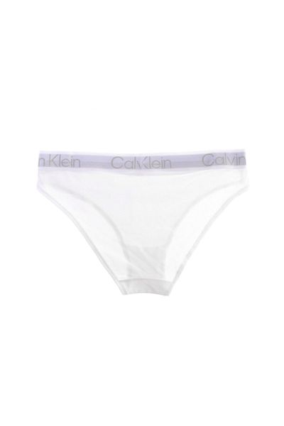 Calvin Klein 000qf6687e100 Білі жіночі бікіні з регулярною талією