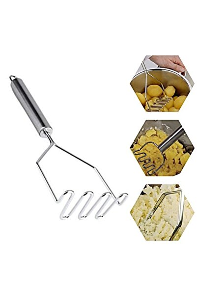 BİODATA هراسة بطاطس ستانلس ستيل هراسة الثوم 21*6,5 سم