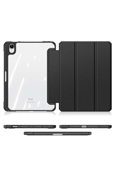 Ally Mobile Dux Ducıs Ipad Mini 6 (2021) Ve Mini 7 (2024) Kalem Yerli Toby Series Kılıf Siyah