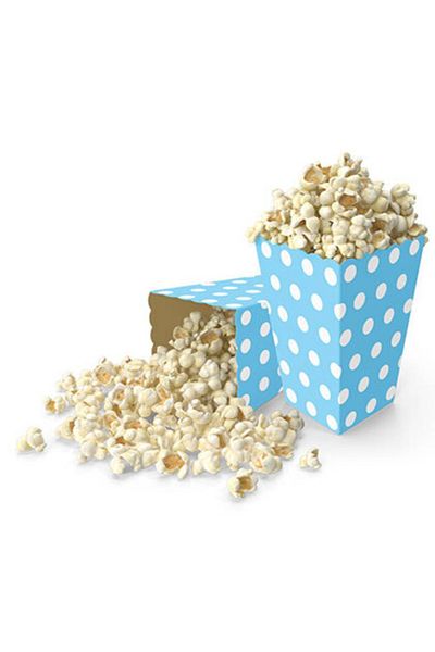 Parti dolabı 8-Piece Corn Box Polka Dot Popcorn Popcorn Box Table Top Ornaments