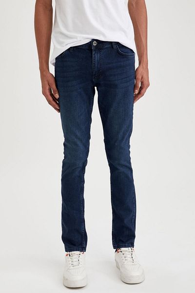 DeFacto Στενό τζιν παντελόνι Pedro Slim Fit κανονικής μέσης