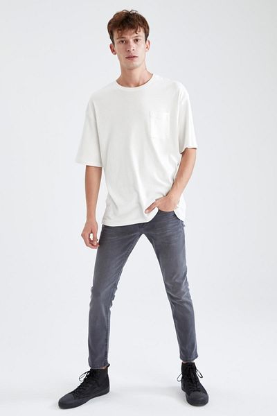 DeFacto Carlo Skinny Fit κανονική μέση στενό τζιν παντελόνι