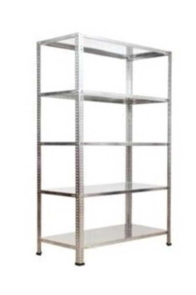 Herrafburada Çelikrafburada 5 Katlı Galvaniz Çelik Raf Arşiv Rafı Depo Rafı Kiler Rafı 31x60x200