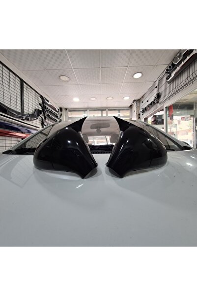HYM TUNİNG Peugeot 207 Yarasa Batman Ayna Kapak Piano Black Parlak Siyah Abs Plastik Pejo 207 2006 2012