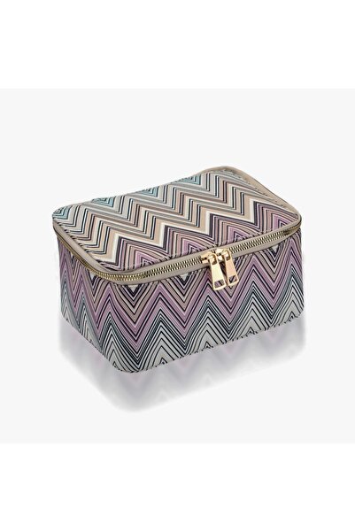 VIVION Зигзаг чанта за грим Чанта за грим