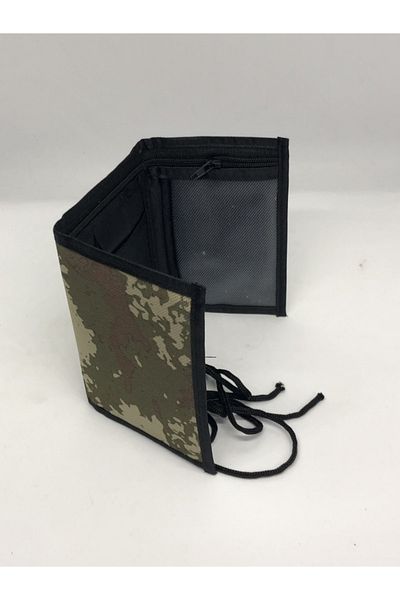 MKM Soldier Wallet Drawstring Velcro Camouflage Pattern