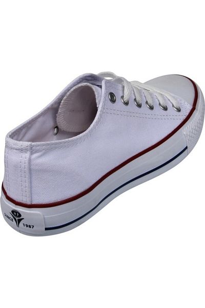 M.P. M.P 1842 White Canvas Linen Sneaker Sneakers