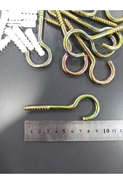 ARON (10 Adet) 23x150 Açık Piton Kanca Vida + Dübel