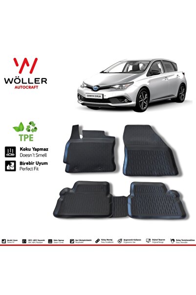 wöller Toyota Auris Paspas 2013 2018 Arası 3d Havuzlu Paspas