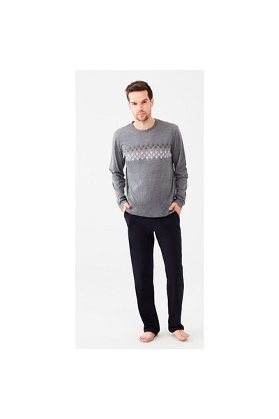 Mod Collection طقم بيجامة أنثراسايت للرجال