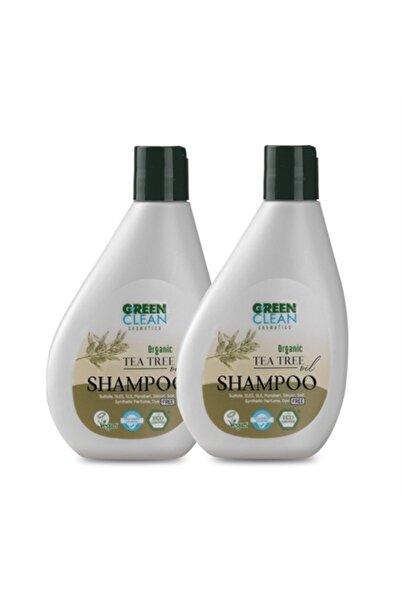 Green Clean Şampuan Seti 2'li - Çay Ağacı 275 Ml